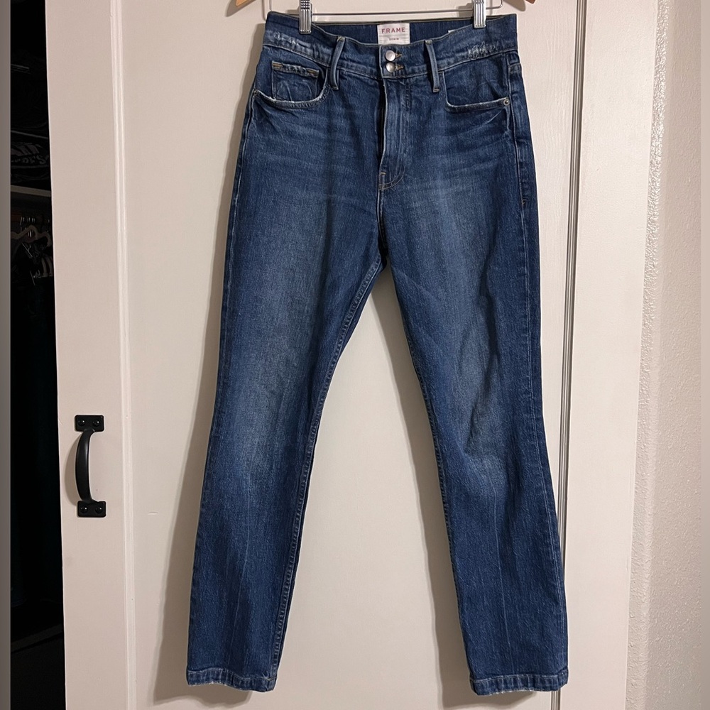 Frame Le Sylvie Slim Straight Jeans